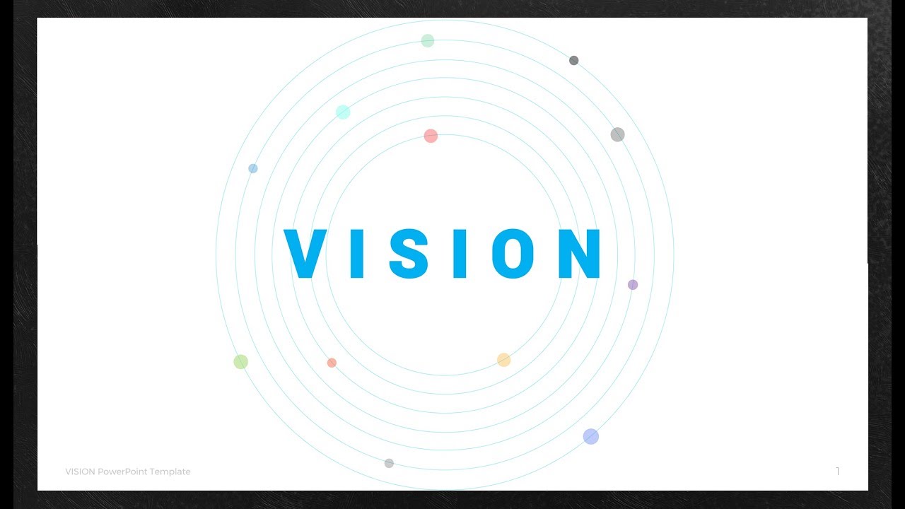 Vision Powerpoint and Keynote Presentation Template