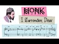Thelonious Monk: I Surrender, Dear (Solo Monk, 1965)