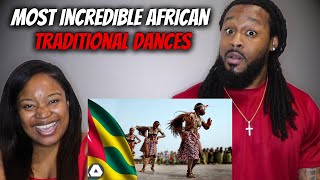 🇹🇬American Couple Reacts "TOGO: 7 Amazing African Traditional Dance Moves (Ewe)"