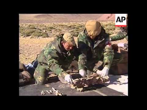 ARGENTINA: AIRCRAFT THAT CRASHED 50 YEARS AGO: REMAINS