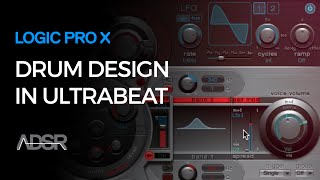 Video thumbnail for Drum Sound Design with Ultrabeat in Logic Pro X by ADSR Music Production Tutorials