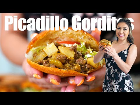 How To Make GORDITAS de CHILE VERDE BEEF PICADILLO, so Easy and Delicious!!!