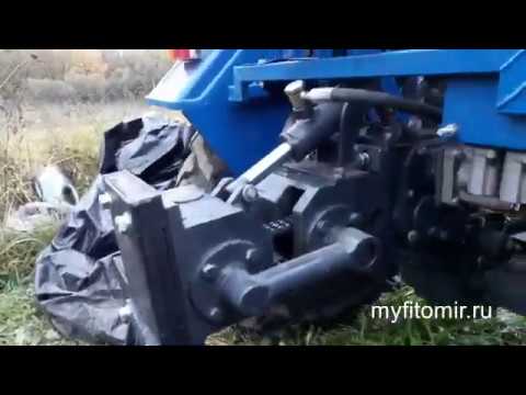 Установка и регулировка плуга