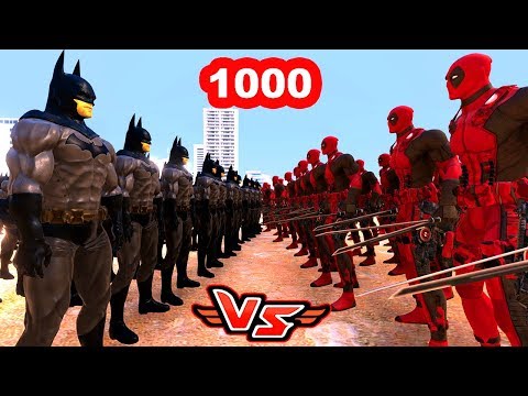 DEADPOOL VS BATMAN 😱 - Süper Kahraman Kapışmaları