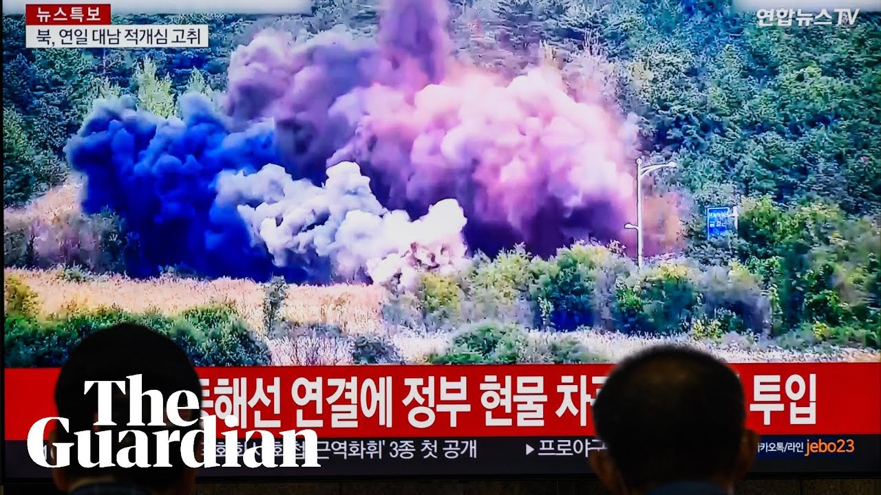 North Korea blows up roads linking it with South Korea