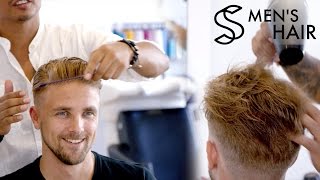 New Hair Color =D - Mens hairstyle &amp; Sun Kiss color contrast ( hair dying )