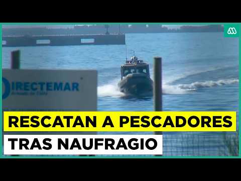 Naufragio de lancha en Talcahuano deja un fallecido y tres sobrevivientes