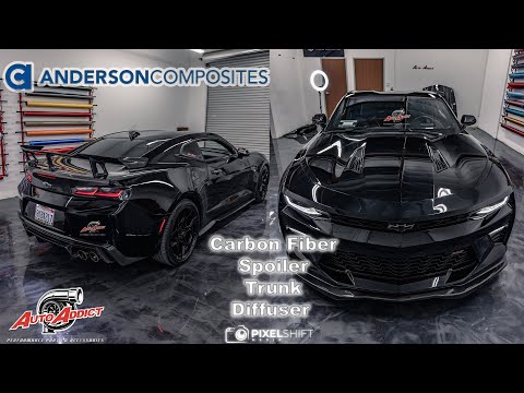 Carbon Fiber Everything 6th Gen Camaro! // Carbon Spoiler | Trunk | Diffuser // Anderson Composites