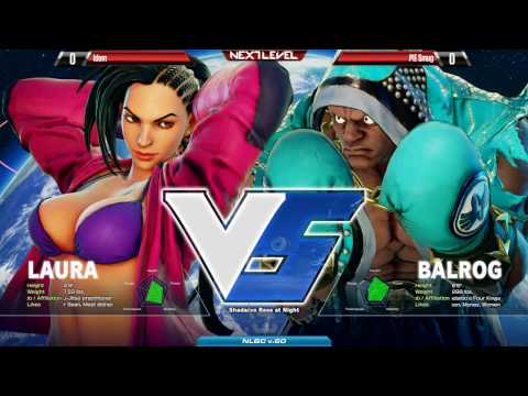 Idom (Laura) vs Smug (Balrog) - Winners Final - Next Level Battle Circuit v.60 - Street Fighter V