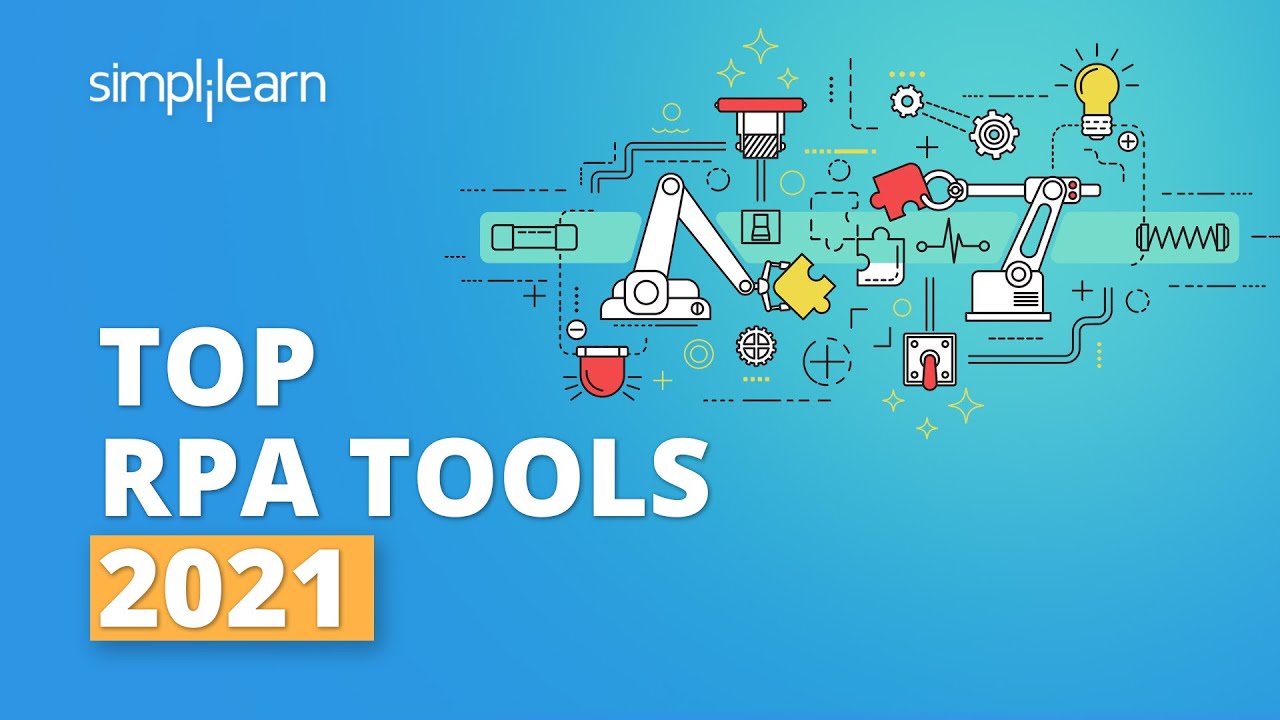 Top 5 RPA Tools 2021 | Popular RPA Tools | Robotic Process Automation Tools | #Shorts | Simplilearn