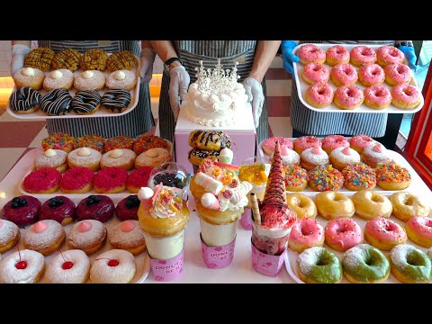 The most popular American style donuts in Korea / korean street food
