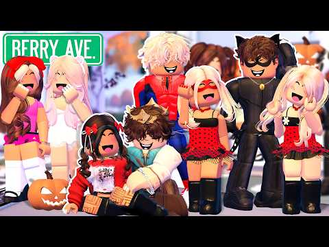 HALLOWEEN PARTY DRAMA GONE WRONG... TELLING HIM THE TRUTH! *VOICED* BERRY AVENUE