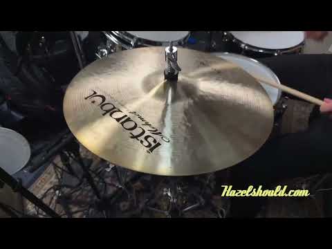 Rare Istanbul Mehmet TRADITIONAL 16” Hihats DARK WARM HUGE Tone! 1412 1582 g Beautiful! image 7