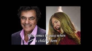 Lexi Walker and Johnny Mathis - When A Child Is Born (lyrics)