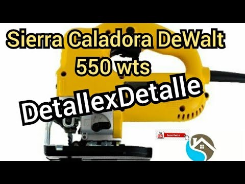 Siaurapjūklis DEWALT DW341K 550W 20mm video