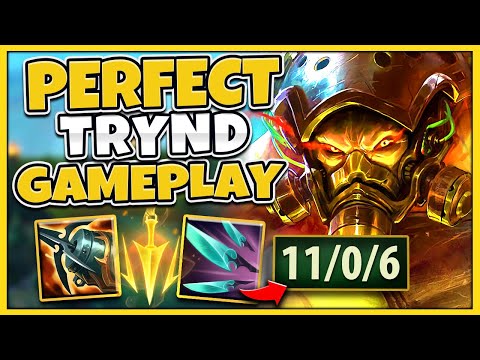 THIS IS HOW I EARN AN S+ ON TRYNDAMERE IN SEASON 11! (PERFECT GAMEPLAY) - League of Legends