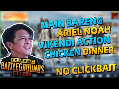 CHICKEN DINNER BARENG ARIEL NOAH ASLI 100% | PUBG MOBILE INDONESIA