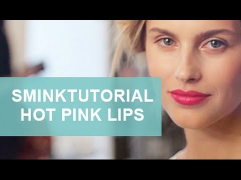 Sminktutorial - Pink lips