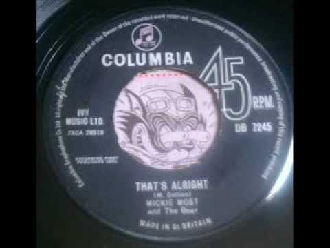 Mickey Most & The Gear - That's Alright on Columbia Records