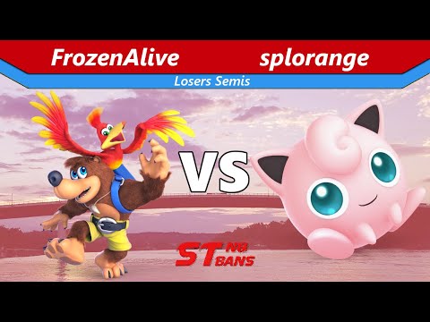 St. No Bans #13 - FrozenAlive (Banjo) vs splorange (Jigglypuff) - Losers Semis - SSBU