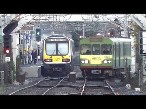 IE 8100 + 29000 Class Trains - Kilbarrack Station, Dublin