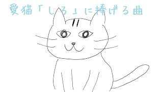 - 【オリジナル曲】愛猫「しろ」に捧げる曲【自己満足】