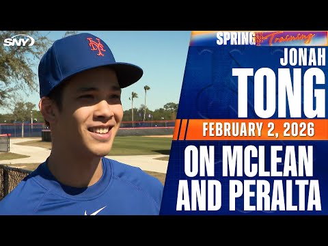 Mets pitcher Jonah Tong on Brandon Sproat trade and meeting Freddy Peralta