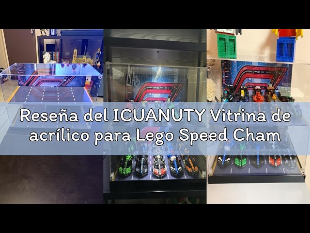 Vídeo relacionado con ICUANUTY Vitrina de acrílico para Lego Speed Champions 10-en-1 F1 Car 77242,77243,77244,77245, Vitrina de organización para Lego 77246,77247,77248,77249,77250,77251 (Solo estuche de exhibición, sin