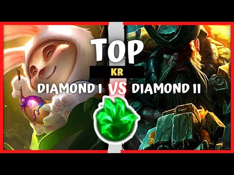 Korean Diamond Teemo Top vs Gangplank One Trick - KR Rank S10