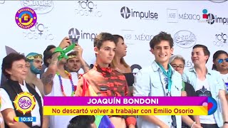 ¿Dueto? Joaquín Bondoni revela si le gustaría hacer un dueto con Emilio Osorio | Sale el Sol