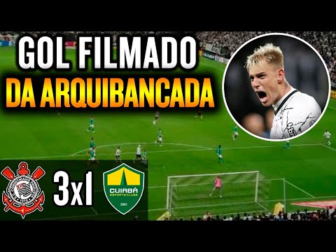 REAÇÃO DA TORCIDA: gol do Roger Guedes | Corinthians 3 x 1 Cuiabá