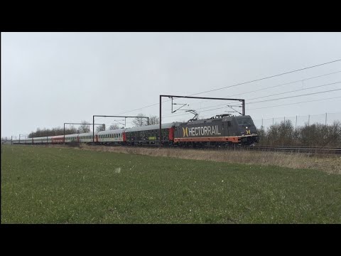 Hectorrail BR 241.001 “Kenobi” mod Malmö C som HV 304 med 10 personvogne af “Snälltåget”