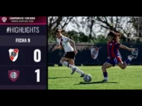 River Plate 0-1 San Lorenzo. Fecha 9. Primera División Femenino