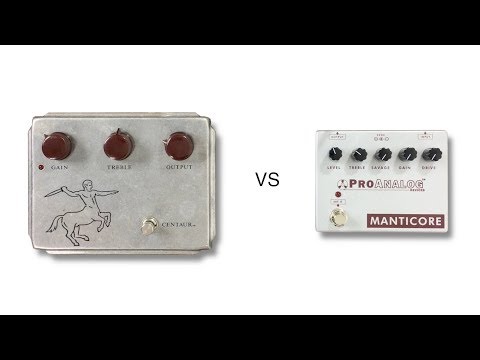Klon Centaur vs ProAnalog Devices Manticore V2