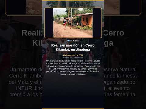 Realizan maratón en Cerro Kilambé, en Jinotega