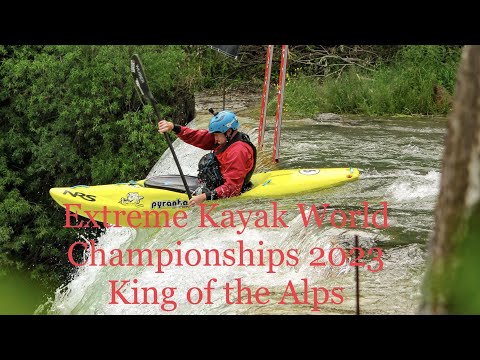 Finals Run at King of the Alps Extreme Kayak World Championships 2023