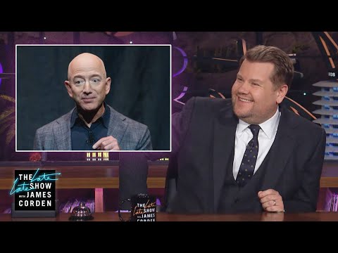 詹姆斯-科登有一份工作等著傑夫-貝佐斯的到來。 (James Corden Has a Job Waiting for Jeff Bezos)