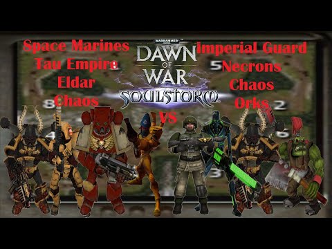 Dawn of War Soulstorm 4v4 Its Raining Raptors!!