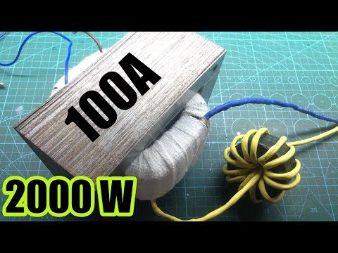 Make 100A transformer 2000W for Inverter Sine