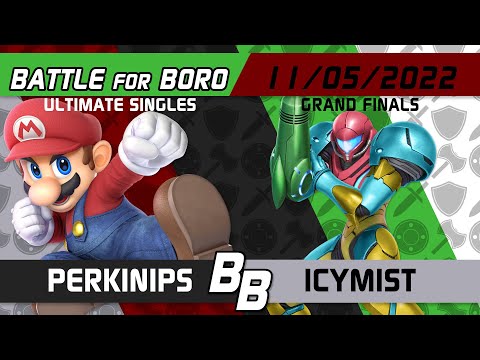 Battle for Boro #2 Grand Finals - Perkinips (Mario) [L] vs. IcyMist (Samus) - Smash Ultimate