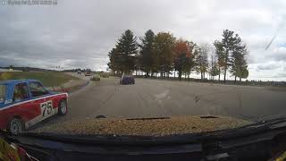 Rob Passing Down the Hil - 24 Hours of LeMons Halloween Hooptiefest 2018