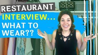 Restaurant Interview - What To Wear: Clothes, Hair and Shoes | Be A Good Server | WaiterTraining
