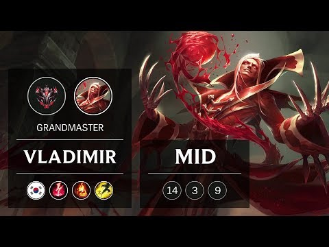 Vladimir Mid vs Yasuo - KR Grandmaster Patch 9.3