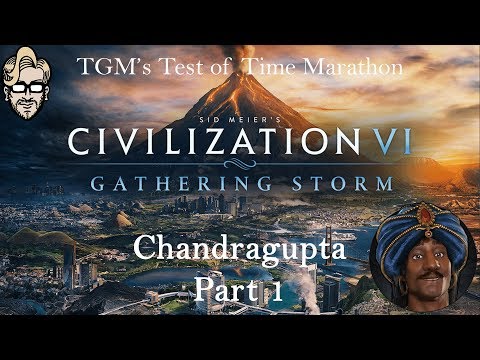 Let's Play Civilization 6: Gathering Storm - Deity - Chandragupta part 1