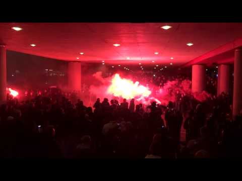 AJAX - Feyenoord ( 3 - 1 ) 22-1-2014 : Entrada part 1