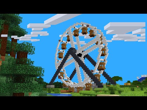 I Made a Working Ferris Wheel in Minecraft!