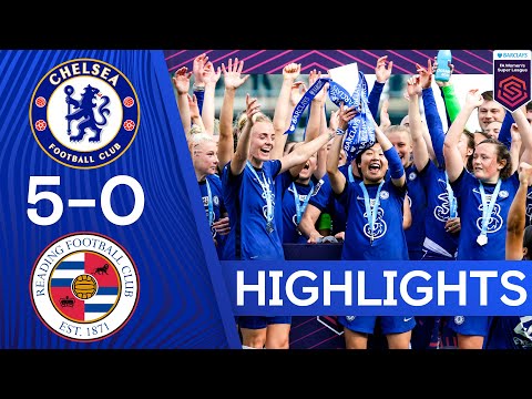 Chelsea 5-0 Reading | Chelsea Crowned WSL Champions By Hitting 5 Past Reading | Women's Super League