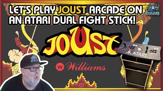 Let's Play JOUST ARCADE on my ATARI Fight Stick!