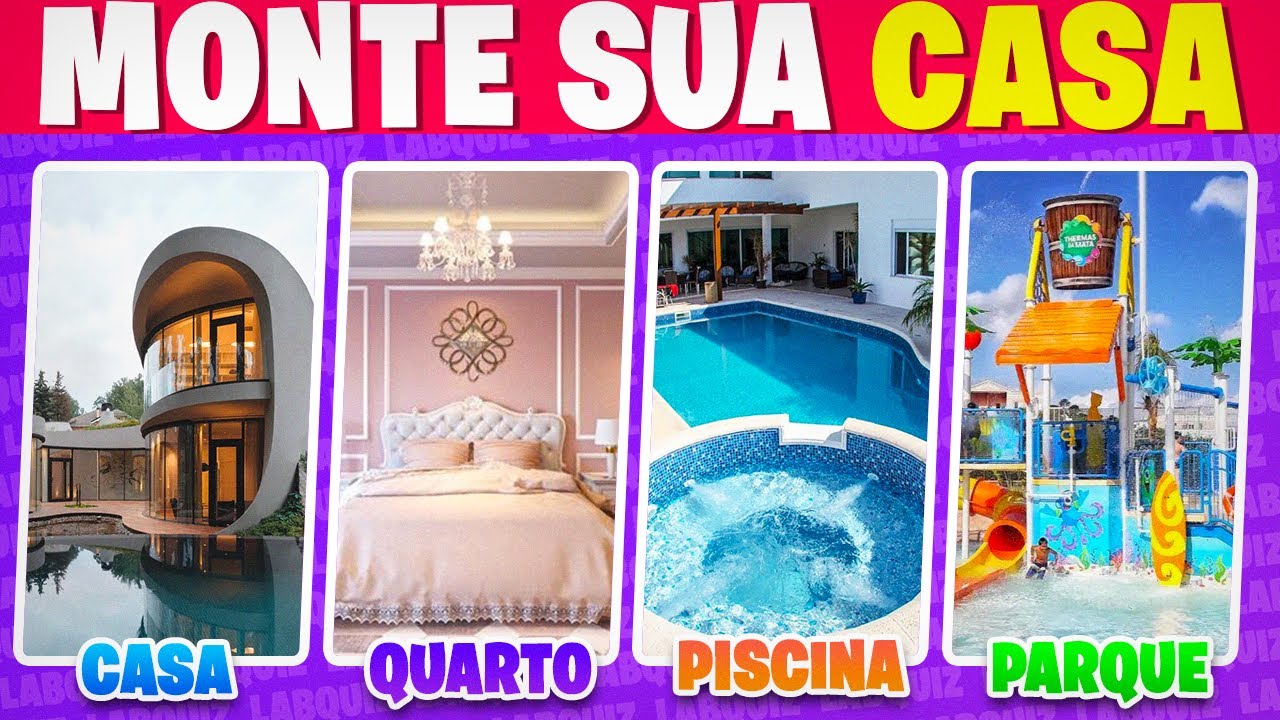 QUIZ MONTE SUA CASA 🏡| Jogo das Escolhas #quiz #labquiz