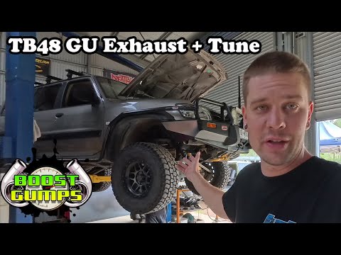 TB48de GU Patrol Exhaust + Tune (RE5 Auto)